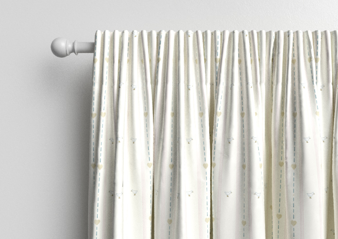 Puddle Down, Duck Stripe Dollymix - Made to Measure Curtains - Image 9